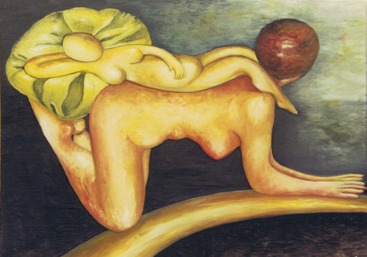 Odalisque au coussin jaune
