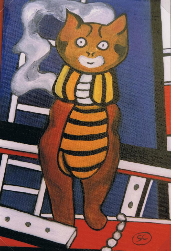 Chat Fernand Leger 2